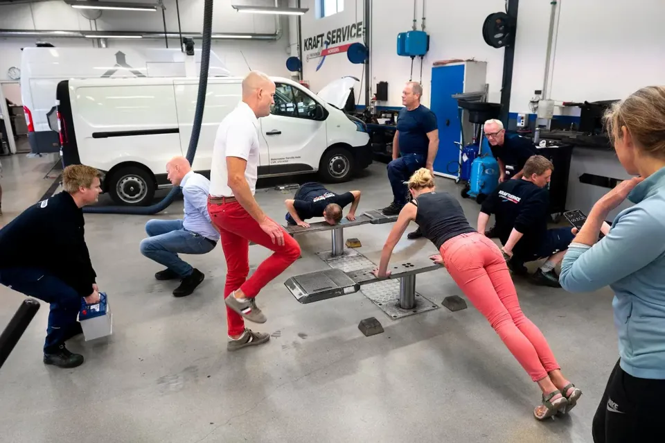 Motion På Arbejdspladsen Fredericia Kraft Biler